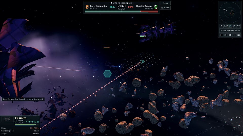 Units jumping into battle
